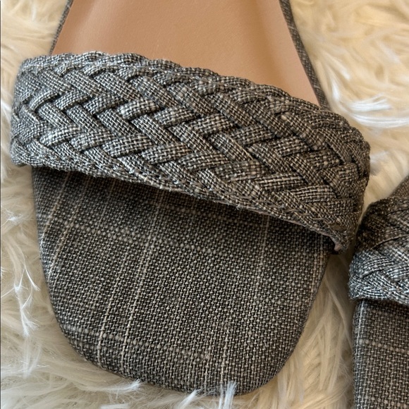 Maurices Taupe Braided Front Ankle-Strap Block Heel Sandal - Picture 13 of 14